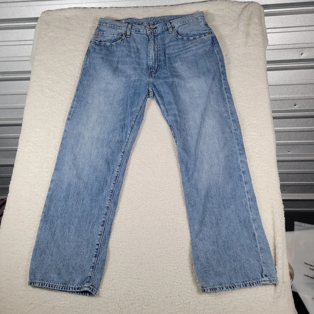 Levi's 559 Relaxed Straight Jeans Mens Size 36x30 Blue Medium Wash Denim Pants